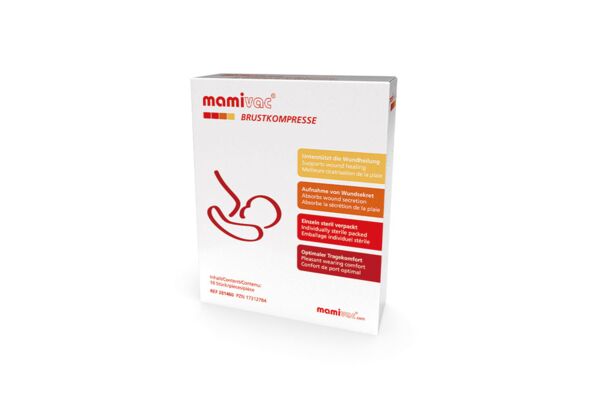 Brustkompresse Verpackung, 10er Pack