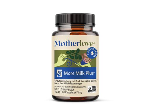 Motherlove® More Milk Plus Nahrungsergänzungsmittel zur Anregung der Milchbildung