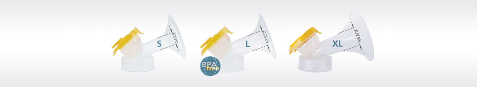 different breast shield for mamivac suction kits