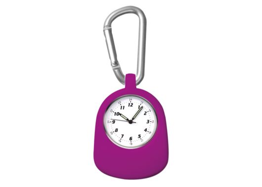 FunWatch brombeer mit silbernen Karabiner