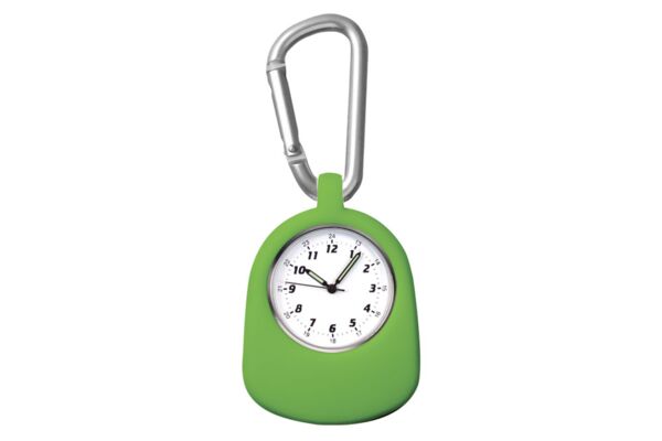 FunWatch Limette mit silbernen Karabiner