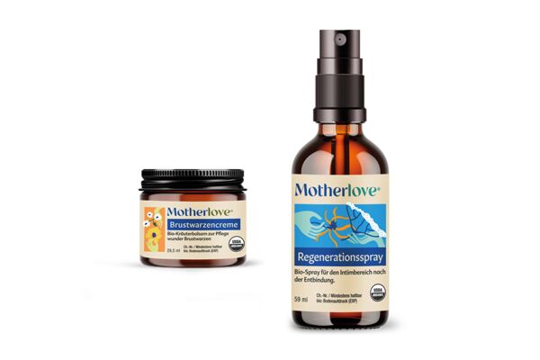 Motherlove® Regenerationsspray und Brustwarzencreme