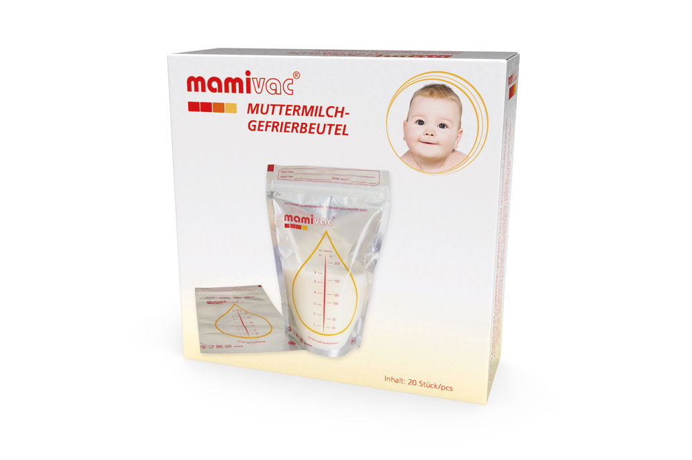 MUTTERMILCH-GEFRIERBEUTEL mamivac® // Für die Gesundheit Ihres Säuglings nur die beste BPA-freie Qualität made in Germnay